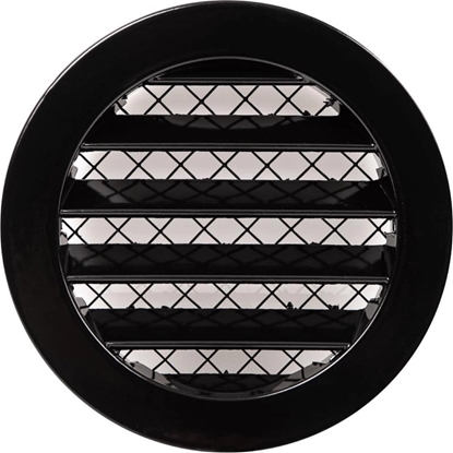 Picture of Europlast GRILLE ALUMINIUM ALLOY 125MM BLACK