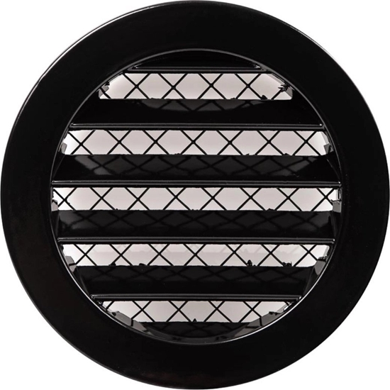Picture of Europlast GRILLE ALUMINIUM ALLOY 125MM BLACK