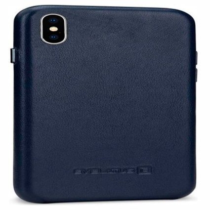 Attēls no Evelatus - Leather case for Apple iPhone X Dark Blue