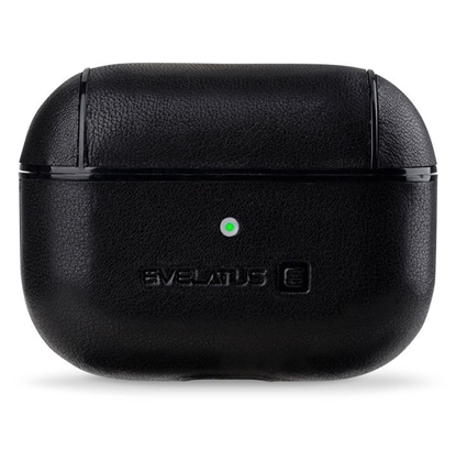 Attēls no Evelatus Apple AirPods Pro Leather Protective Case Black