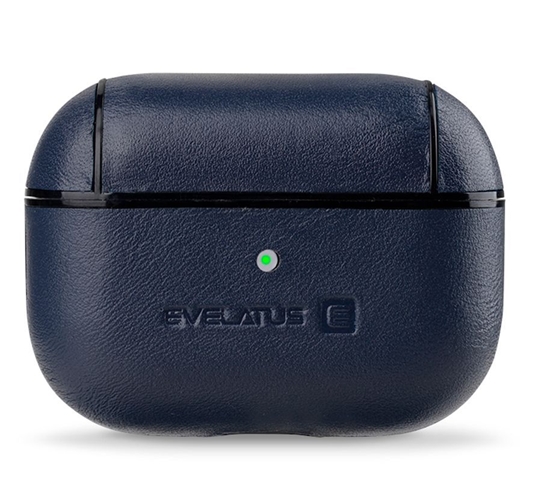 Picture of Evelatus Apple AirPods Pro Leather Protective Case Dark Blue