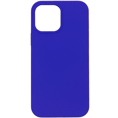 Picture of Evelatus Apple iPhone 12 Pro Max Premium Soft Touch Silicone Case Dark Blue