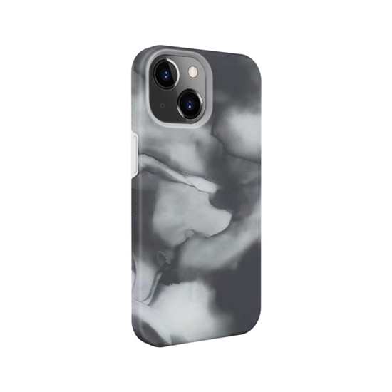 Picture of Evelatus Apple iPhone 14 Premium Silicone case Customized Print Gray