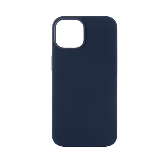 Picture of Evelatus Apple iPhone 14 Pro 6.1 Premium Soft Touch Silicone Case Midnight Blue