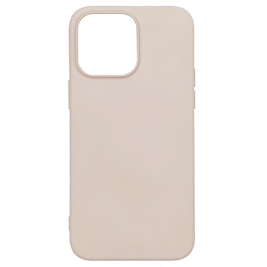 Picture of Evelatus Apple iPhone 14 Pro Max 6.7 Nano Silicone Case Soft Touch TPU Beige