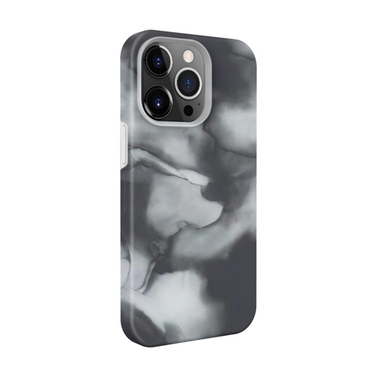 Picture of Evelatus Apple iPhone 14 Pro Max Premium Silicone case Customized Print Gray