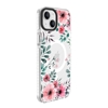 Picture of Evelatus Apple iPhone 15 PC+TPU With MagSafe Customized Print Flower Transparent