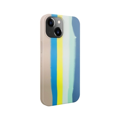 Изображение Evelatus Apple iPhone 15 Plus Silicone case Multi-Colored Blue Pink
