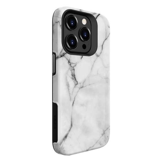 Picture of Evelatus Apple iPhone 15 Pro Max Armor case TPU+PC Customized Print Design Marble White