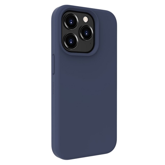 Picture of Evelatus Apple iPhone 15 Pro Max Premium Soft Touch Silicone Case Midnight Blue