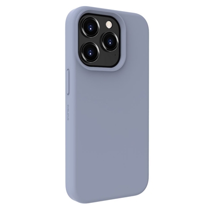 Picture of Evelatus Apple iPhone 15 Pro Premium Magsafe Soft Touch Silicone Case Lavender Gray