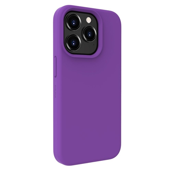Picture of Evelatus Apple iPhone 15 Pro Premium Soft Touch Silicone Case Deep Purple