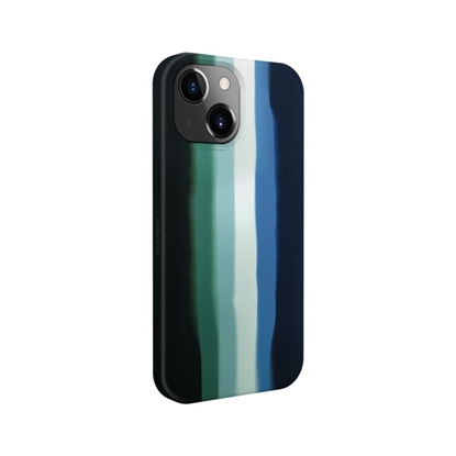 Picture of Evelatus Apple iPhone 15 Silicone case Multi-Colored Green
