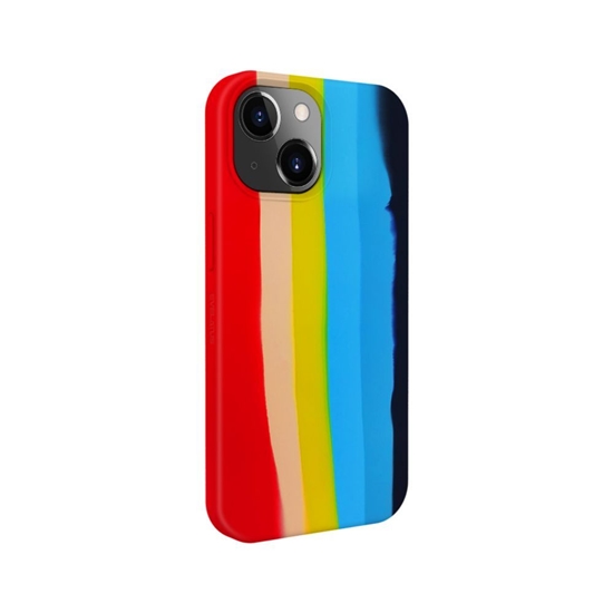 Picture of Evelatus Apple iPhone 15 Silicone case Multi-Colored Rainbow