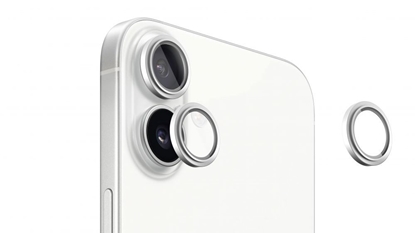 Picture of Evelatus Apple iPhone 16 / 16 Plus Camera Lens Protector Armor White