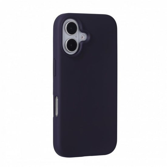 Picture of Evelatus Apple iPhone 16 Premium Magsafe Soft Touch Silicone Case Deep Purple