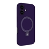 Picture of Evelatus Apple iPhone 16 Premium Magsafe with Stand Soft Touch Silicone Case Purple