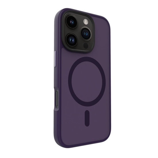 Изображение Evelatus Apple iPhone 16 Pro Hybird Case With Magsafe PC+TPU Purple
