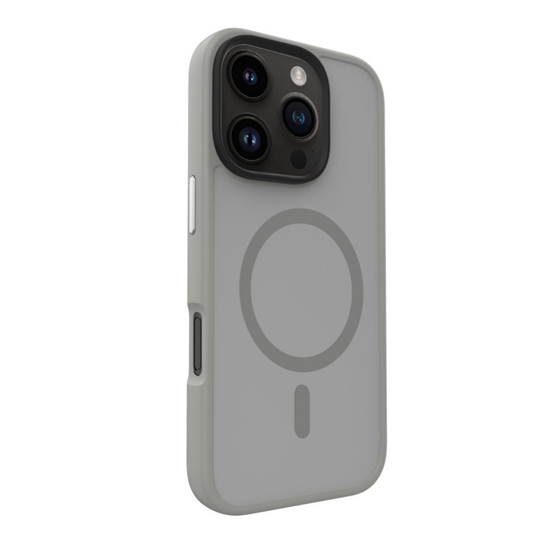 Изображение Evelatus Apple iPhone 16 Pro Max Hybird Case With Magsafe PC+TPU Silver