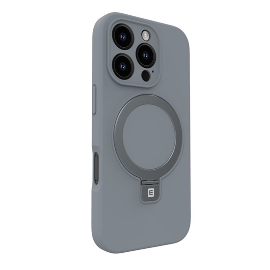 Изображение Evelatus Apple iPhone 16 Pro Premium Magsafe with Stand Soft Touch Silicone Case Silver