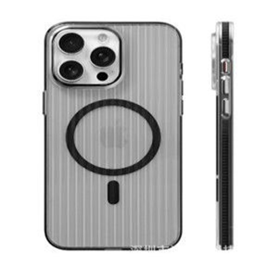 Изображение Evelatus Apple iPhone 16 Pro Suitcase MagSafe Case Transparent Black