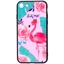Attēls no Evelatus Apple iPhone 7/8/SE 2020 Picture Glass Case Flamingo Party
