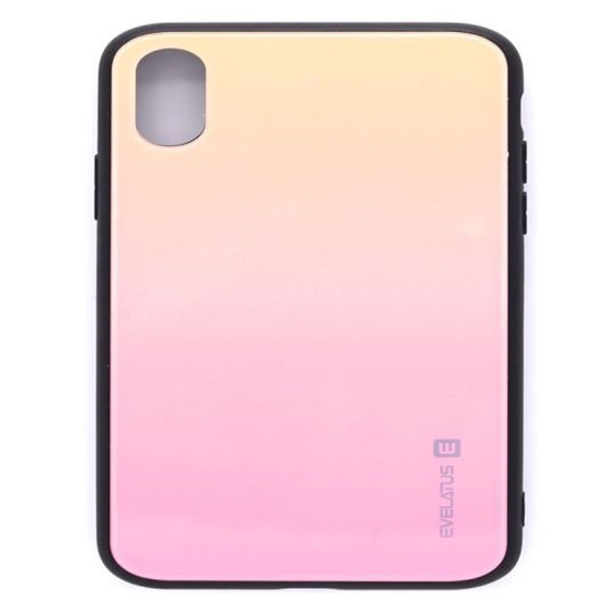 Picture of Evelatus Apple iPhone X/Xs Gradient Glass Case 1 Mild Melon