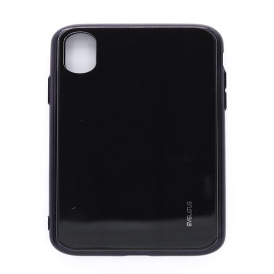 Изображение Evelatus Apple iPhone X/XS Water Ripple Full Color Electroplating Tempered Glass Black