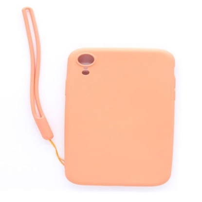Изображение Evelatus Apple iPhone XR Soft Touch Silicone Case with Strap Pink