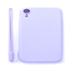 Picture of Evelatus Apple iPhone XR Soft Touch Silicone Case with Strap Purple