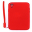 Picture of Evelatus Apple iPhone XR Soft Touch Silicone Case with Strap Red