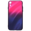 Attēls no Evelatus Apple iPhone XR Water Ripple Gradient Color Anti-Explosion Tempered Glass Case Gradient Pink-Purple
