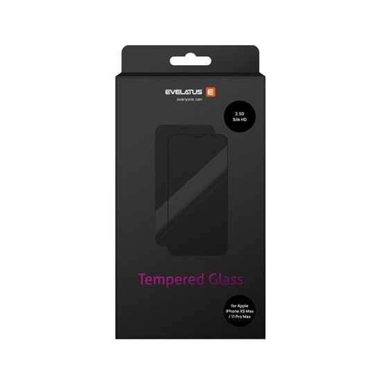 Изображение Evelatus Apple iPhone XS Max/11 Pro Max 2.5D Full Cover Japan Glue Glass Anti-Static