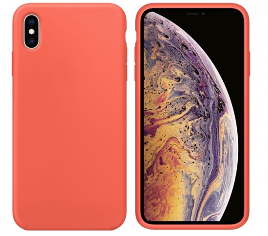 Изображение Evelatus Apple iPhone Xs Soft Premium Soft Touch Silicone Case Nectarine