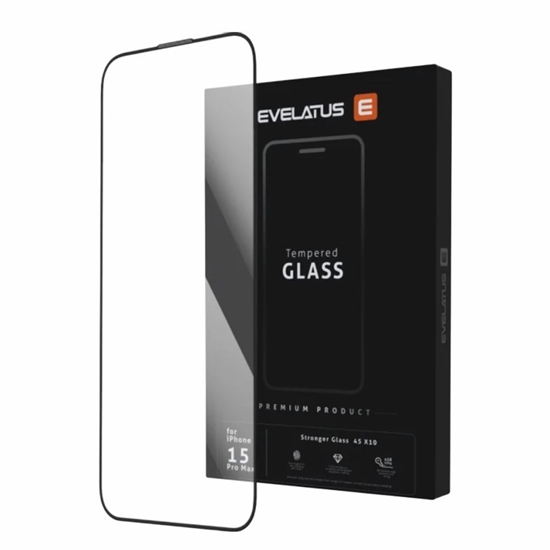 Изображение Evelatus Galaxy S25 Plus 3D Pilna Seguma Corning Gorilla Stikla Ekrāna Aizsargs Pretstatiskā 10X Spēcīgāks