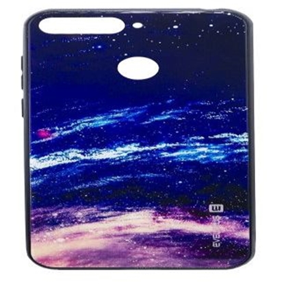 Picture of Evelatus Huawei Y6 2018 Picture Glass Case Starry Night