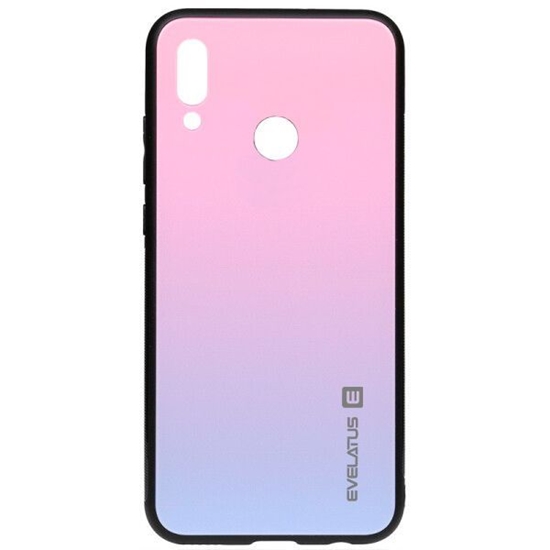 Изображение Evelatus Huawei P Smart 2019 Gradient Glass Case 2 Bubble Gum