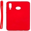 Picture of Evelatus Huawei P30 Lite Soft Touch Silicone Case with Strap Red