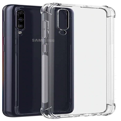 Изображение Evelatus Samsung A30s TPU 1.5MM Military Shockproof Silicone Case TPU Transparent