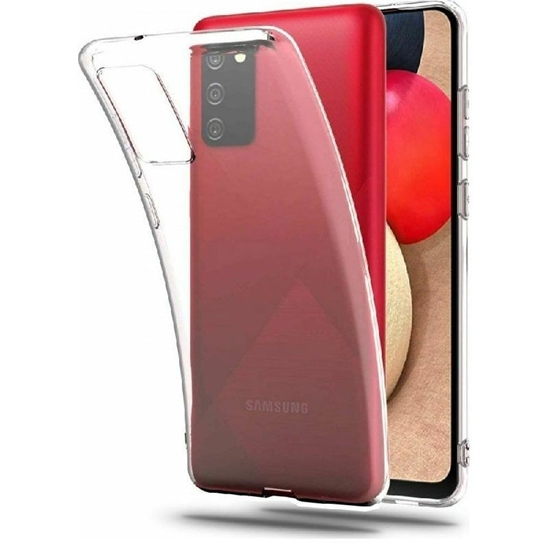 Picture of Evelatus Samsung Galaxy A02s Clear Silicone Case 1.5mm TPU Transparent