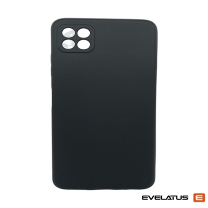 Attēls no Evelatus Samsung Galaxy A22 5G Premium Soft Touch Silicone Case Black