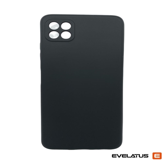 Picture of Evelatus Samsung Galaxy A22 5G Premium Soft Touch Silicone Case Black