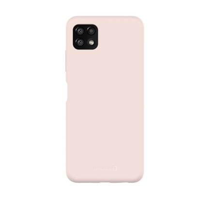 Attēls no Evelatus Samsung Galaxy A22 5G Premium Soft Touch Silicone Case Pink Sand