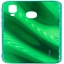 Изображение Evelatus Samsung Galaxy A40 Water Ripple Full Color Electroplating Tempered Glass Case Green