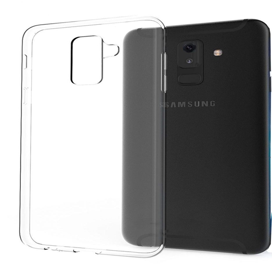 Picture of Evelatus Samsung Galaxy A6 Plus 2018 Clear Silicone Case 1.5mm TPU Transparent
