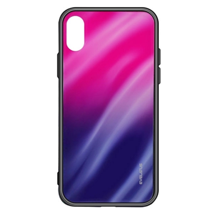 Attēls no Evelatus Samsung Galaxy A70 Water Ripple Gradient Color Anti-Explosion Tempered Glass Case Gradient Pink-Purple