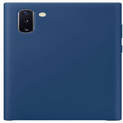 Attēls no Evelatus Samsung Galaxy Note 10 Premium Soft Touch Silicone Case Midnight Blue