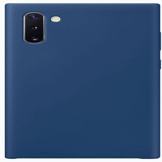 Picture of Evelatus Samsung Galaxy Note 10 Premium Soft Touch Silicone Case Midnight Blue