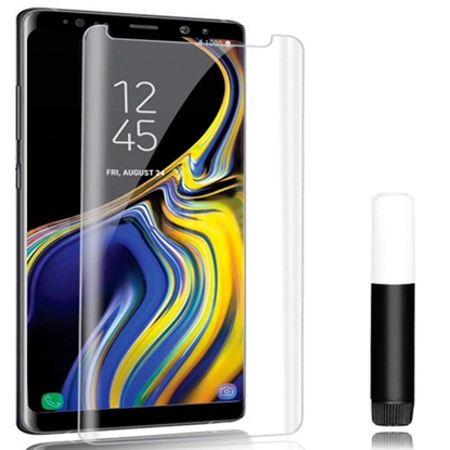 Attēls no Evelatus Samsung Galaxy Note 9 Clear Glass UV + Glue