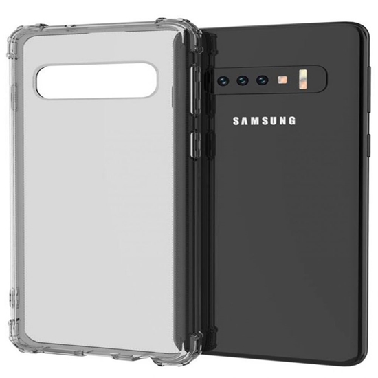 Picture of Evelatus Samsung Galaxy S10 Military Shockproof Silicone Case TPU Black